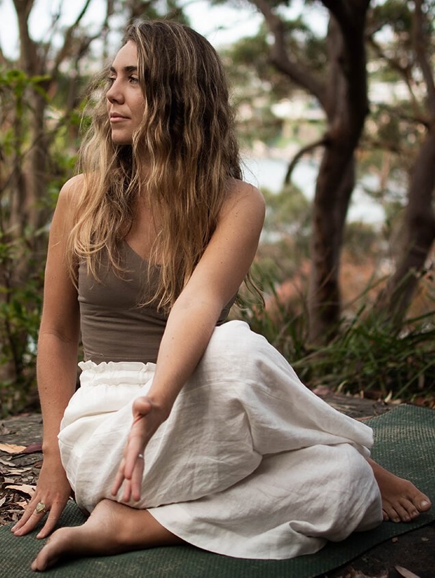 Lucy, yoga teacher, facilitator and musician